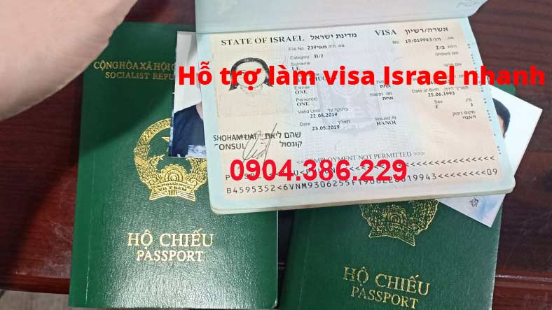dịch vụ làm visa israel gấp, nhanh, khẩn, cấp tốc