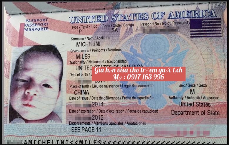 Gia Hạn Visa Cho Quốc Tịch Mỹ Tại Việt Nam