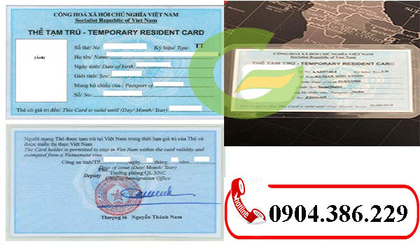 Làm thẻ tạm trú (TRC) cho người nước ngoài tại Hà Nội giá rẻ