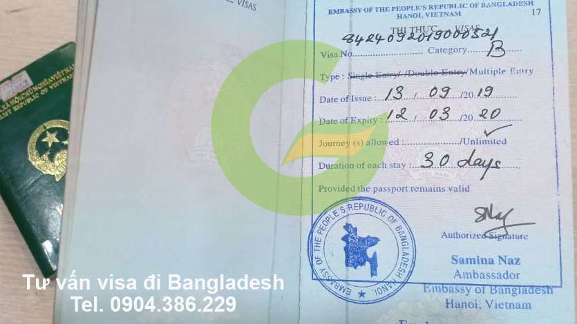 làm visa bangladesh nhanh nhất