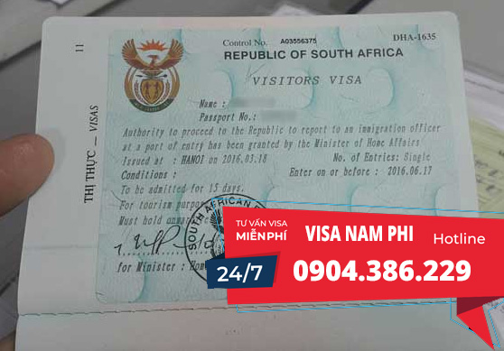 Làm visa đi Nam Phi giá rẻ, uy tín