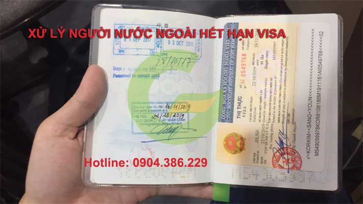 người nước ngoài hết hạn visa Việt Nam cách xử lý