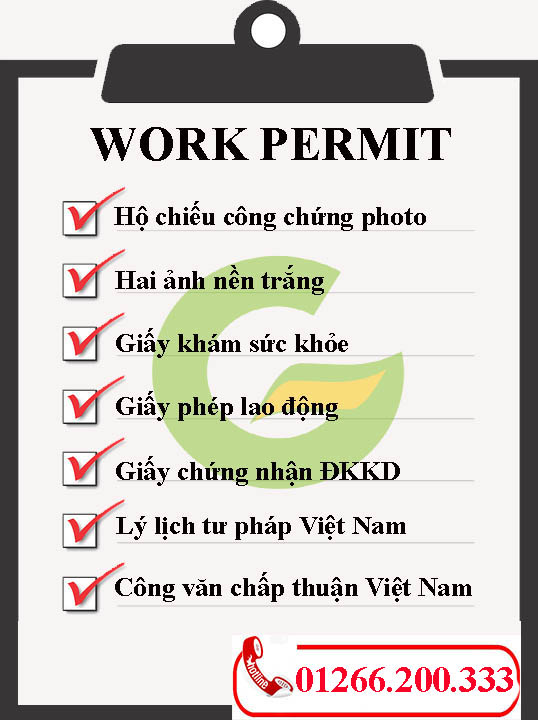 Tư Vấn Làm WORK PERMIT Cho Người Nước Ngoài Tại Hà Nội