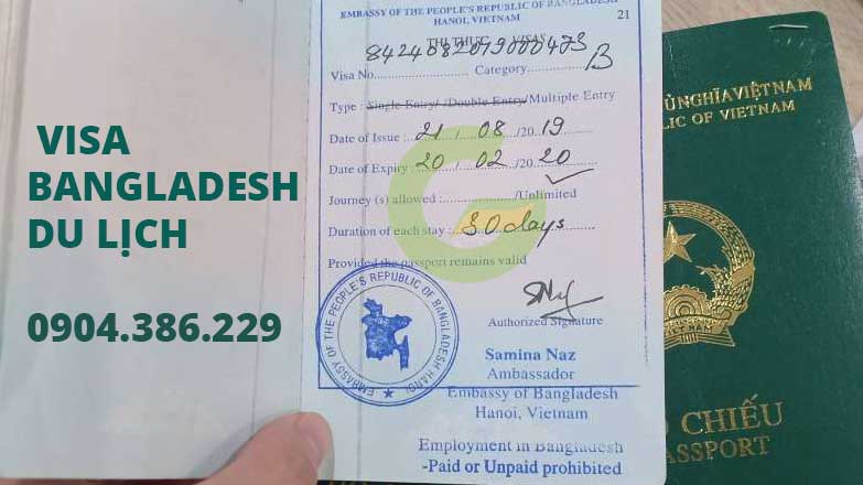 dịch vụ làm visa đi bangladesh du lịch nhanh, giá rẻ