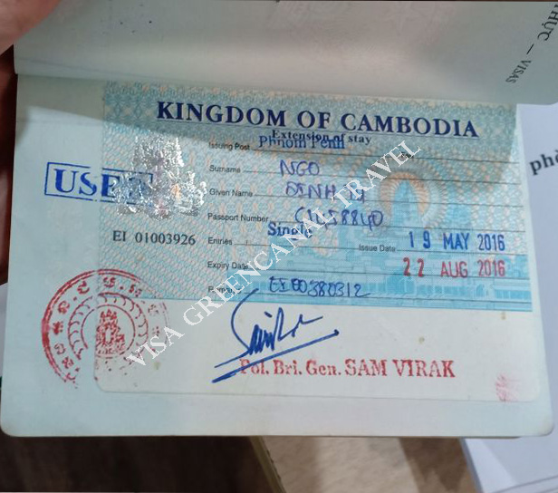 Hướng dẫn làm Visa Campuchia Cho Người Nước Ngoài