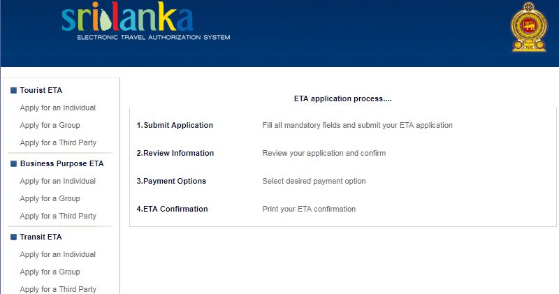 Visa đi Sri lanka online