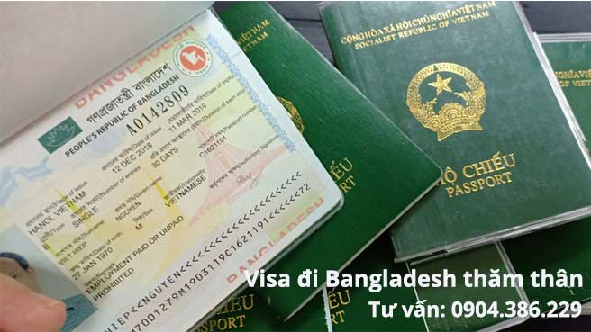 xin visa đi bangladesh thăm thân