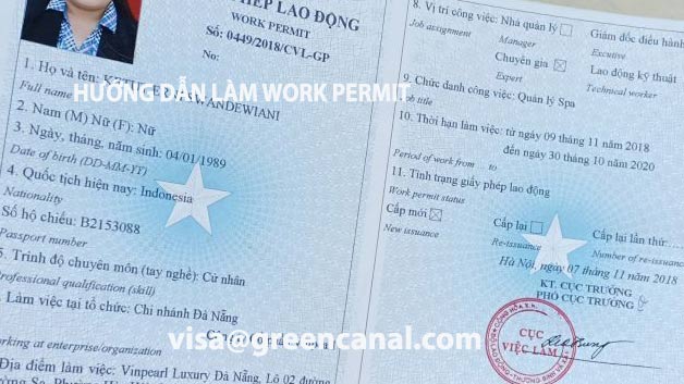 hướng dẫn cách làm work permit cho người nước ngoài mới nhất