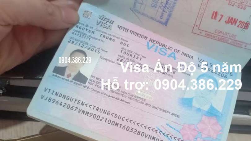 kinh nghiệm xin visa Ấn Độ 5 năm công tác thành công