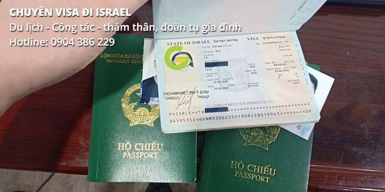 dịch vụ làm visa israel công tác, du lịch, hành hương giá rẻ