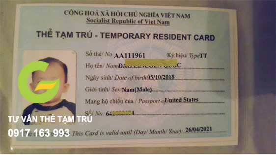 làm thẻ tạm trú cho con người nước ngoài ở tỉnh Bến Tre