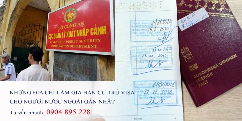 địa chỉ làm gia hạn cư trú visa cho người nước ngoài