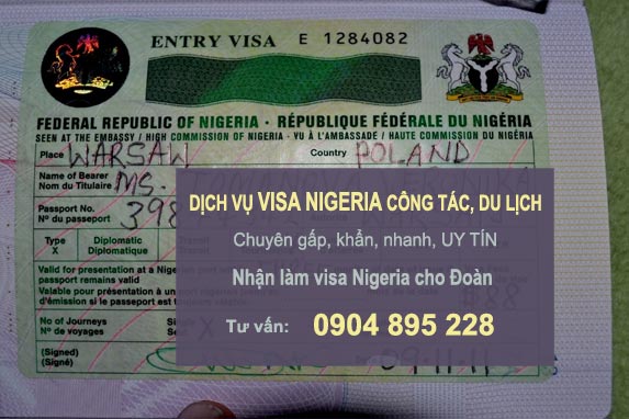 dịch vụ làm visa nigeria công tác du lịch giá rẻ