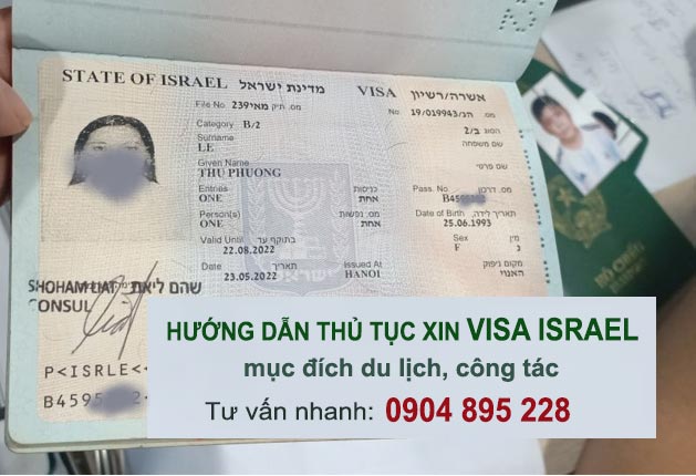 thủ tục xin visa đi israel 2022 mới nhất du lịch công tác