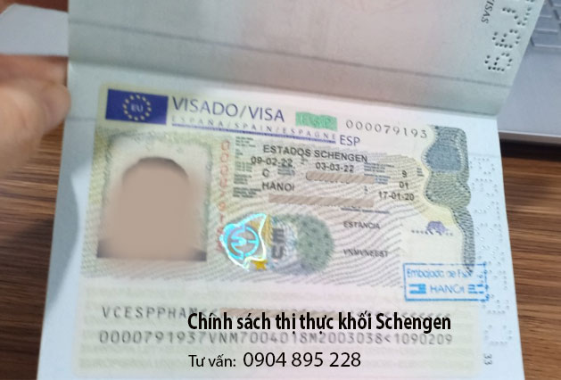 chính sách thị thực schengen mới nhất 2022