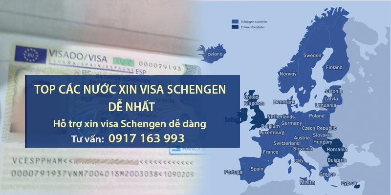 xin visa schengen nước nào dễ nhất 2022 cho người việt nam