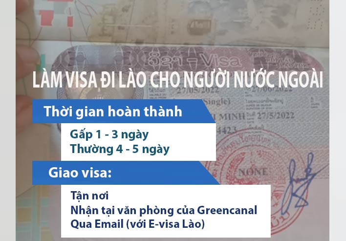 dịch vụ làm visa đi lào cho người nước ngoài e-visa giá rẻ
