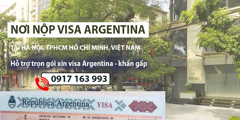 nộp visa argentina ở đâu