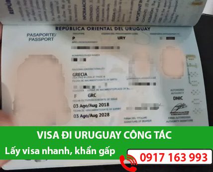 visa đi uruguay công tác dịch vụ khẩn gấp 