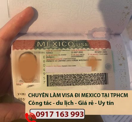 dịch vụ làm visa đi mexico tại tphcm khẩn gấp giá rẻ 