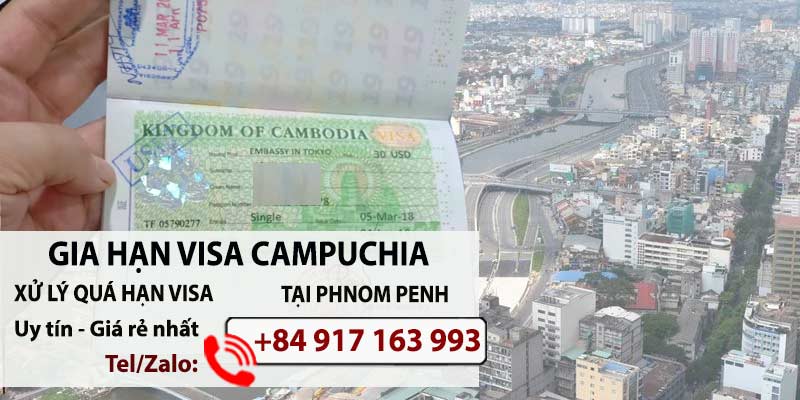 gia hạn visa campuchia tại phnom penh giá rẻ nhất