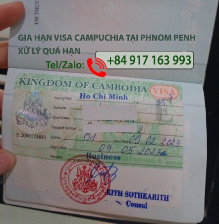 gia hạn visa campuchia tại phnom penh uy tín giá rẻ nhất