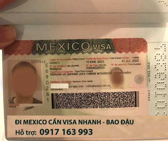 đi mexico có cần visa không? xin visa mexico mất bao lâu?