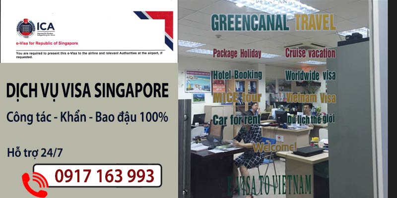 dịch vụ xin visa đi singapore công tác giá rẻ khẩn gấp