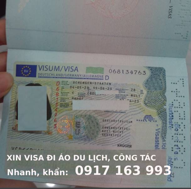 thủ tục xin visa đi áo du lịch công tác thăm thân mới