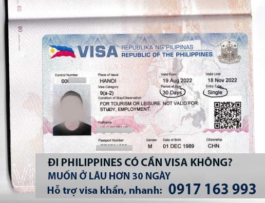 đi philippines có cần visa không? sang philippines cần gì