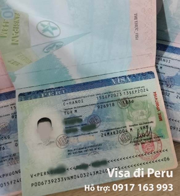 kinh nghiệm xin visa Peru