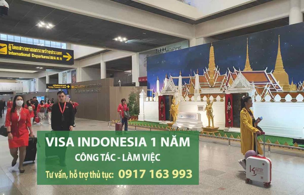 thủ tục xin visa đi indonesia 12 tháng công tác làm việc