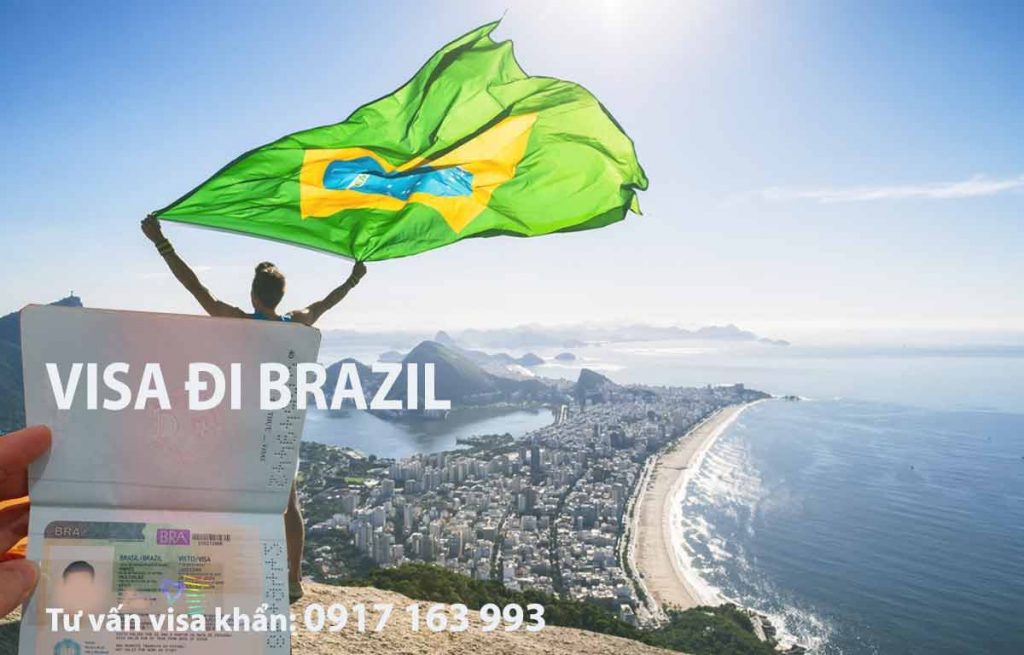 visa đi brazil khẩn cấp gấp công tác thăm thân du lịch