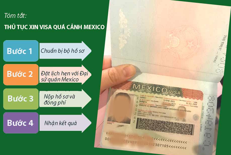 xin visa quá cảnh mexico 