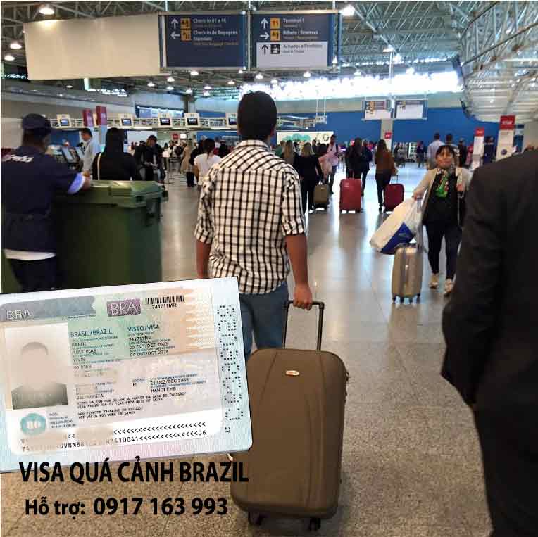 xin visa quá cảnh brazil 