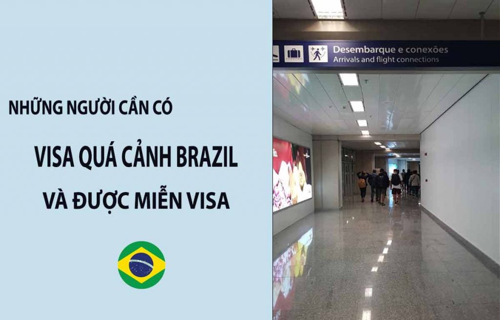 xin visa quá cảnh brazil