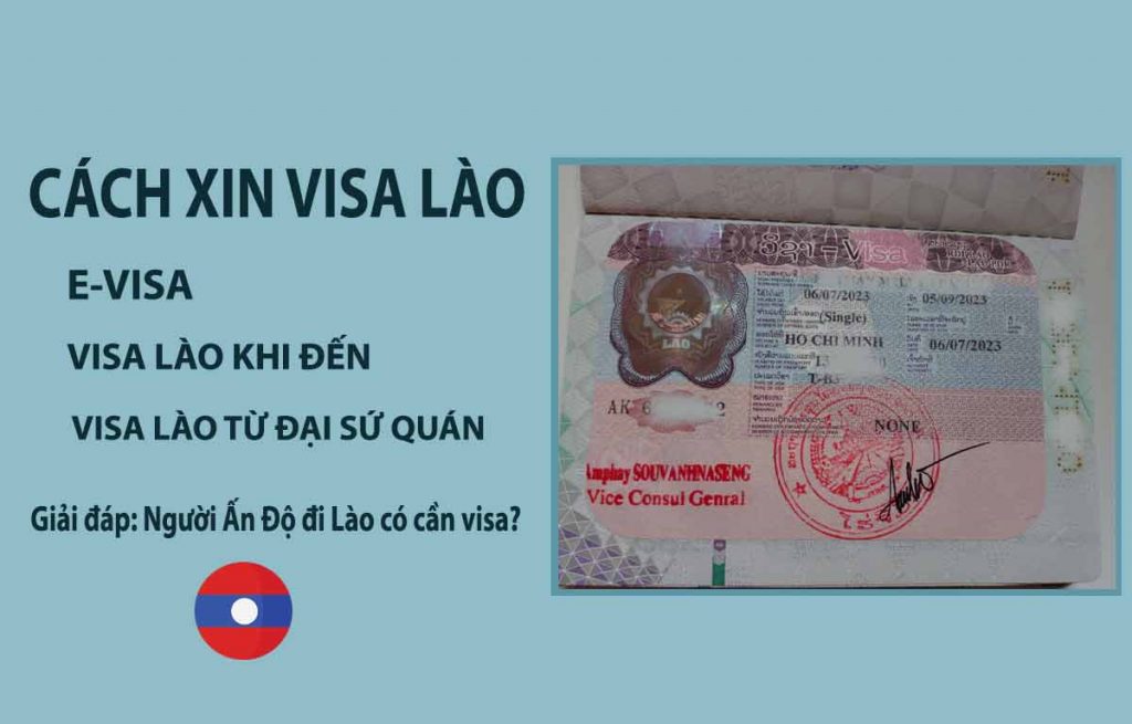 cách xin visa đi lào cho người ấn độ