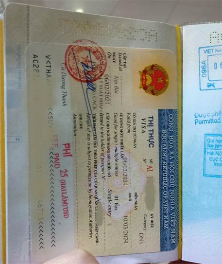 hồ sơ bảo lãnh chuyên gia trung quốc xin visa việt nam