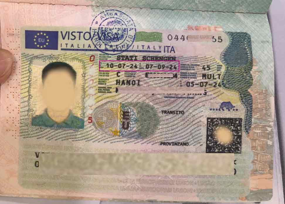 chính sách thời hạn thị thực schengen