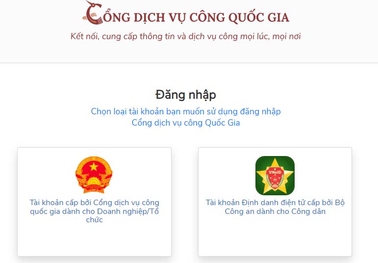 thanh toán phí xin công văn nhập cảnh mộc bài