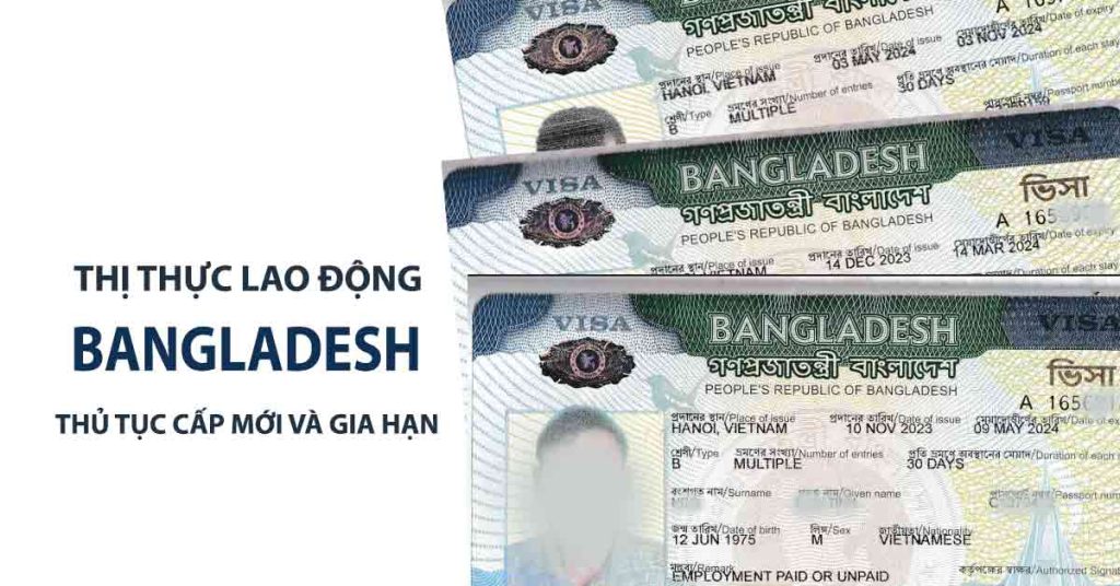 thủ tục xin visa lao động bangladesh