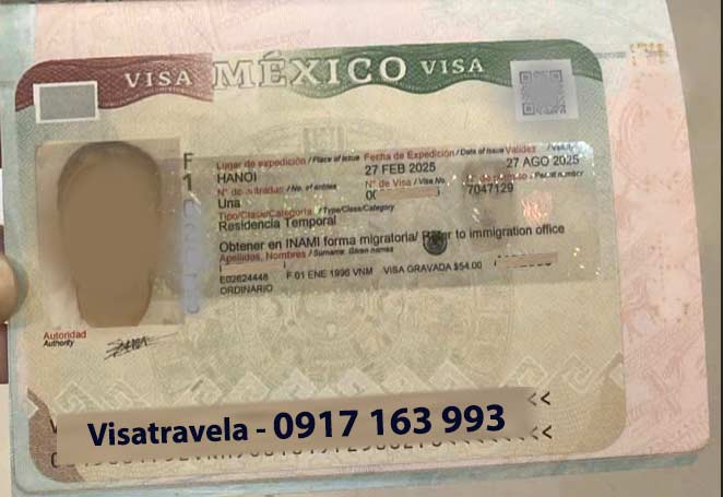 xin visa đi mexico cho người trung quốc đài loan