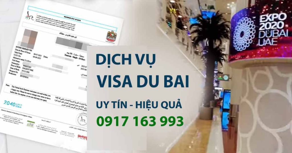 xin visa du lịch dubai trien lam expo