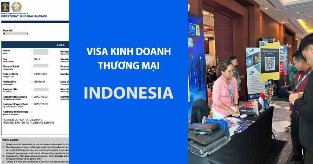 visa công tác indonesia kinh doanh thương mại