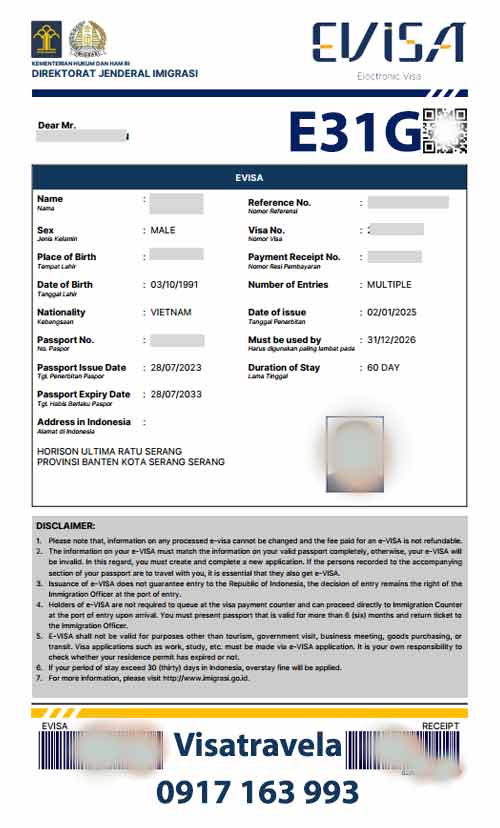 xin visa gia đình indonesia thăm thân cho vợ chồng con cha mẹ