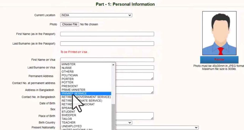 có evisa bangladesh không