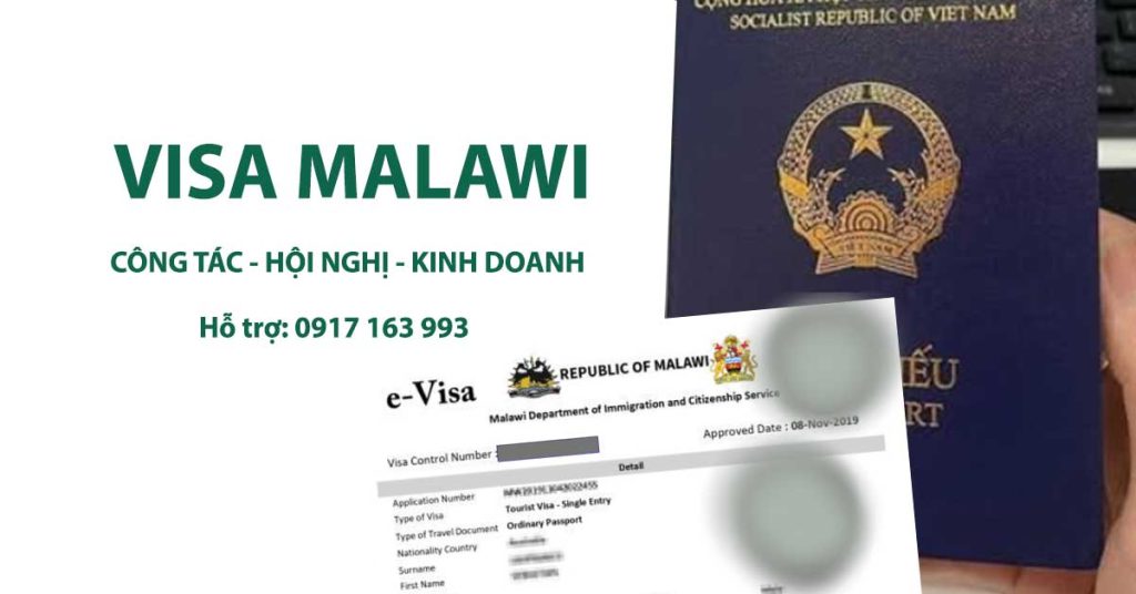 thủ tục xin visa công tác malawi