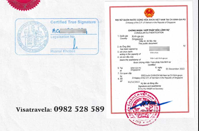 dịch thuật chứng thực lãnh sự singapore